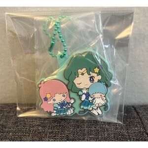 Sailor Moon X Sanrio Sailor Neptune Little Twin Stars Rubber Charm Brand New